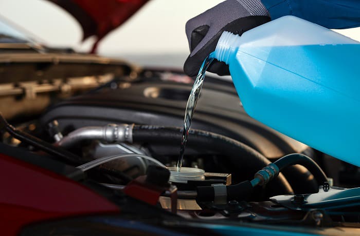 will antifreeze hurt car paint