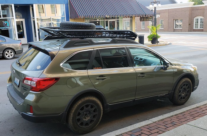 subaru outback roof rack problems