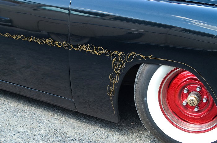 how to remove painted pinstripes from car