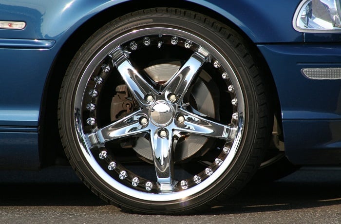 can you sandblast chrome wheels