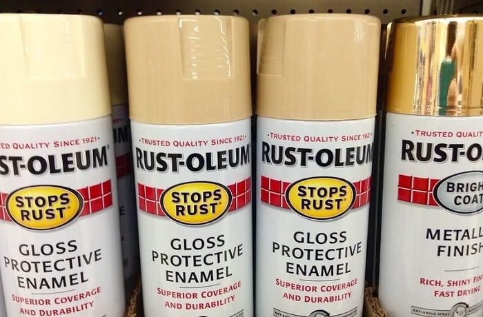 can you use Rustoleum paint over powder coat