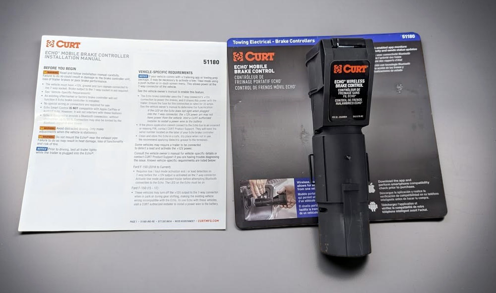 Curt Echo Mobile Brake Controller 51180